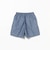 MIL Athletic Shorts NYCO Indigo Chambray Discharge Print