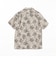 Open Collar Jacquard Mapping Print
