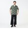 Open Collar Jacquard Mapping Print