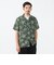 Open Collar Jacquard Mapping Print