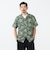 Open Collar Jacquard Mapping Print
