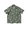 Open Collar Jacquard Mapping Print