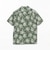 Open Collar Jacquard Mapping Print