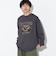ワイルド プリント ロングスリーブ Tシャツ