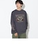 ワイルド プリント ロングスリーブ Tシャツ