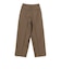 チェック 1タック パンツ