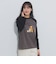 キャットプリント ロングスリーブTシャツ