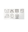 ブークレニット ジップ ナロースカート