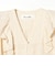 【別注】Sara mallika / COTTON STRIPE JACQUARD FRILL TUNIC