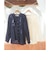 【別注】Sara mallika / COTTON STRIPE JACQUARD FRILL TUNIC