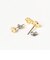 クリスタル ROSE ピアス