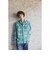 WORK Classic-fit Denim Discharge Jouy Print