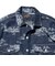 WORK Classic-fit Denim Discharge Jouy Print