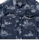 WORK Classic-fit Denim Discharge Jouy Print