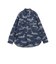 WORK Classic-fit Denim Discharge Jouy Print