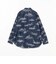 WORK Classic-fit Denim Discharge Jouy Print