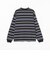 ボーダー ルーズ ロングスリーブTシャツ