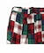 2 Pleats Relax Indian flannel Patchwork