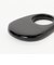 L’INDO CHINEUR / High rounded ring in plain black horn