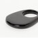 L’INDO CHINEUR / High rounded ring in plain black horn