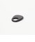 L’INDO CHINEUR / High rounded ring in plain black horn