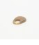 L’INDO CHINEUR / High rounded ring in plain black horn