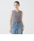 ノースリーブ ミックス ニット 25SS