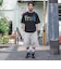 FRUIT OF THE LOOM / Fade Print T-Shirt
