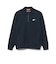 ORANGE LABEL / 襟裏ロゴ ハーフジップ ニット