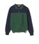 ORANGE LABEL / バイカラー ポロ襟 ニットプルオーバー