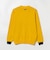 ORANGE LABEL / ジャカードロゴ バイカラーニット