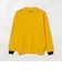 ORANGE LABEL / ジャカードロゴ バイカラーニット