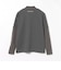 ORANGE LABEL / ワッフル切り替え ロングスリーブモックネック