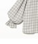 チェック フリルカラー シャツ