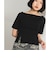 ボートネック スリット フィット Tシャツ