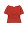 ボートネック スリット フィット Tシャツ