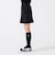 PURPLE LABEL / 切替ストライプ ストレッチ プリーツスカート