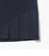 PURPLE LABEL / 切替ストライプ ストレッチ プリーツスカート