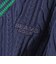 PURPLE LABEL / ケーブル編 チルデン Vネック セーター