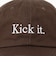KIck it. ロゴ キャップ