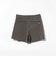 PURPLE LABEL / 裏起毛 ストライプ ラップキュロット