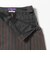 PURPLE LABEL / 裏起毛 ストライプ ラップキュロット