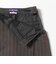 PURPLE LABEL / 裏起毛 ストライプ ラップキュロット