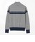 PURPLE LABEL / ハーフジップ ボーダー ニット