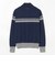 PURPLE LABEL / ハーフジップ ボーダー ニット