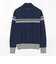 PURPLE LABEL / ハーフジップ ボーダー ニット