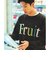 FRUIT OF THE LOOM / Fade Print Crew Sweat