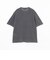 【別注】MORGANO / リネンコットン クルーネック ニットTシャツ