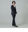 DORMEUIL / ウール チョークストライプ スリーピース スーツ
