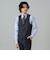 DORMEUIL / ウール チョークストライプ スリーピース スーツ